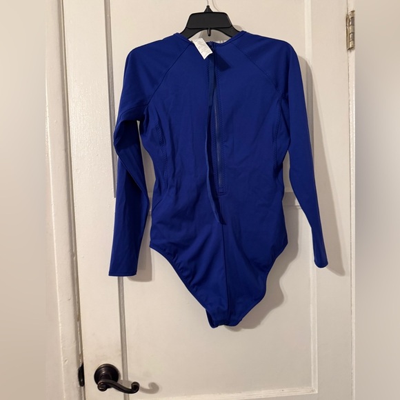 Fabletics Offshore Long Sleeve One-Piece Swimsuit Sz Large - Picture 7 of 8
